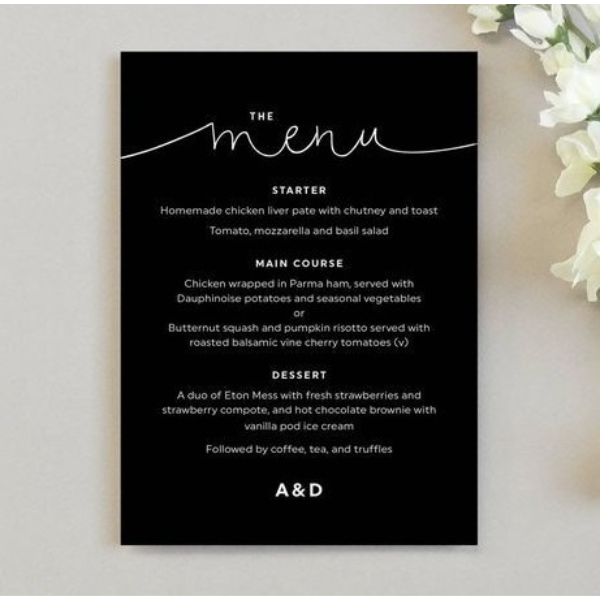 Menu sự kiện